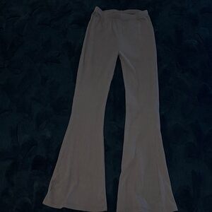 Women's Flared Stretch Pants in Brown